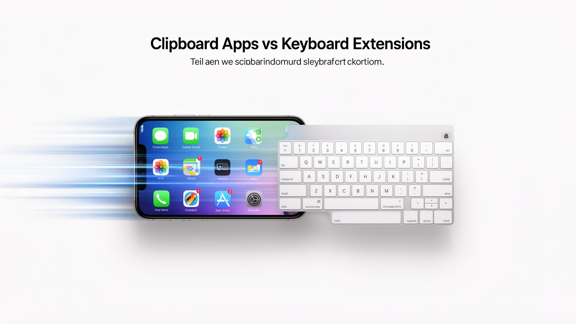 Clipboard Apps vs Keyboard Extensions iPhone | Speed Comparison